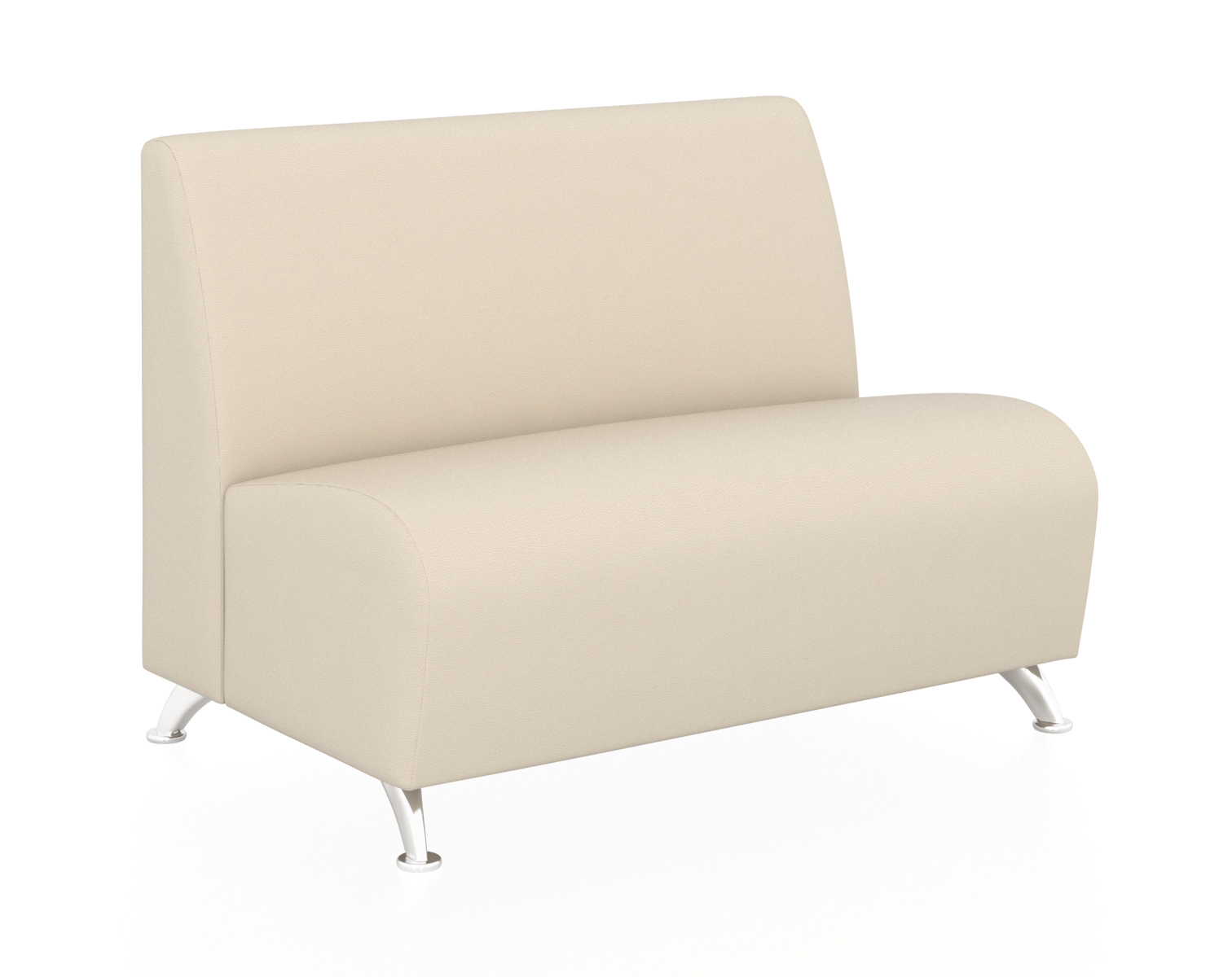 Прямой 2-х местный модуль Интер Хром ИХ2 фото 4