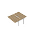 Промежуточный сдвоенный стол с люками Rio Project фото 0