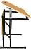 Стол ученический с наклоном столешницы «Бюджет» 1-местный, регулируемый 3-5 группа фото 2