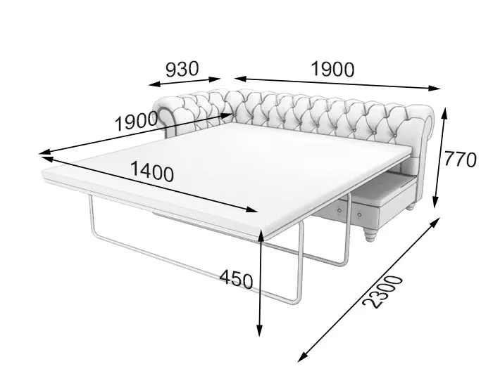 Секция 3-мест.раскл.с правым подлокотником ЧЕСТЕР-ЛЮКС ChL3R-r фото 1