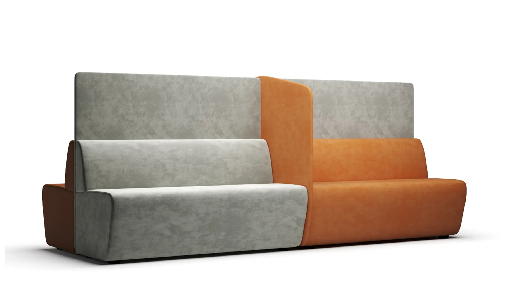 Высокая тройная двухсторонняя диваная секция б/п Юта 3 ТВИН фото 2