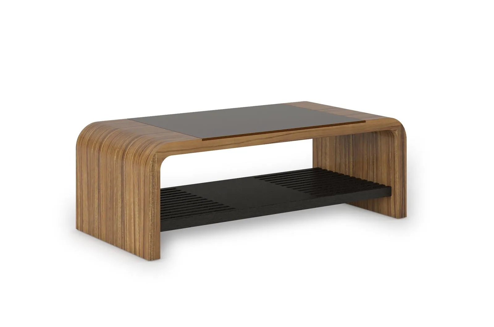 Cтол журнальный со стекл. столешн. и полкой DA1260А фото 1